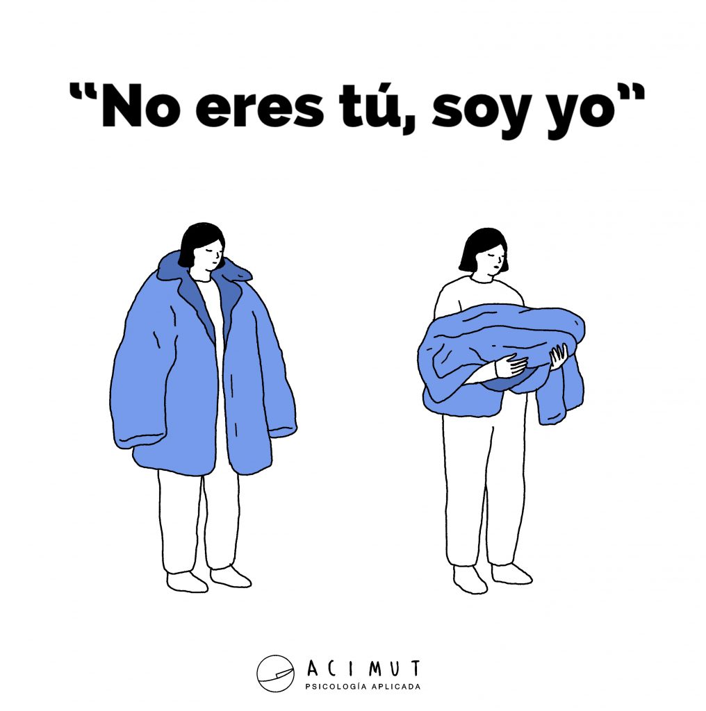 Que significa cuando te dicen “no eres tú soy yo”