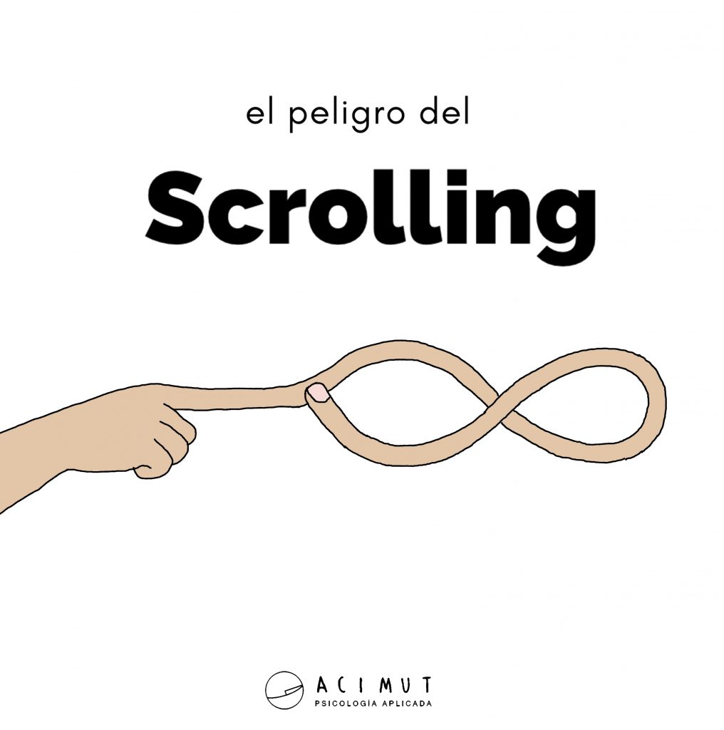 <small>El peligro del scrolling</small> Cuando empieza a pasar factura